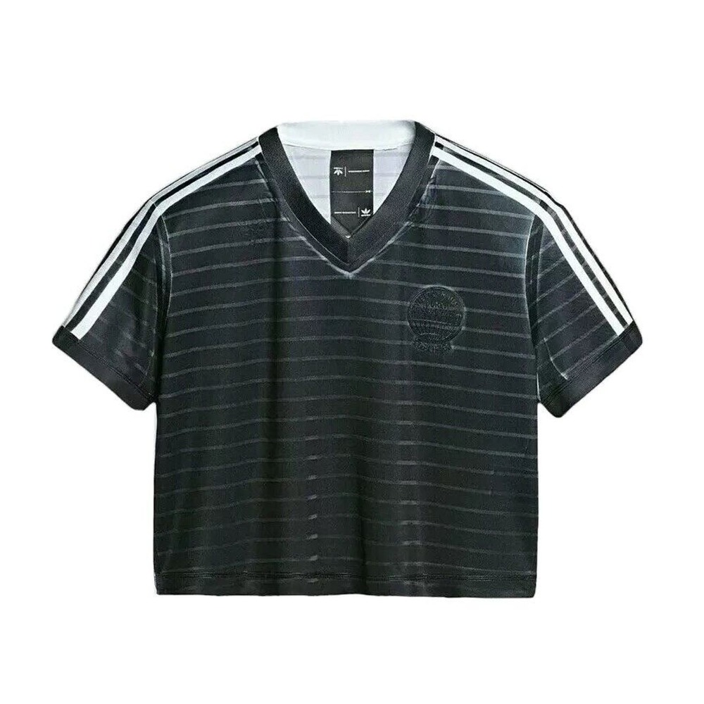 Alexander Wang x Adidas Originals Face Side Track‎ Crop Top Shirt Size Large